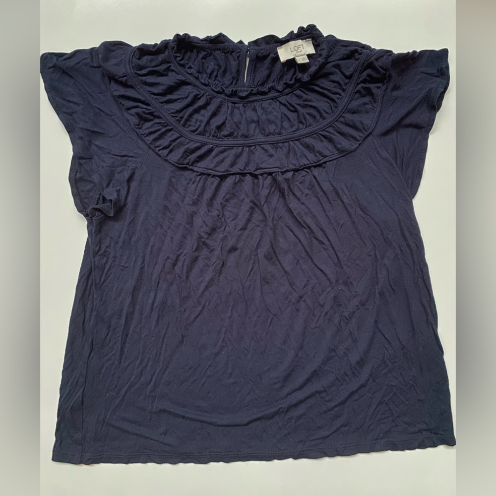 Loft Ruffle Sleeve Blouse
